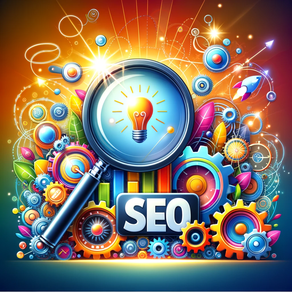 Here is an engaging and visually representative image for the blog "The Building Blocks of SEO: A Beginner's Guide." This image creatively encapsulates the key elements of SEO in the context of digital marketing.